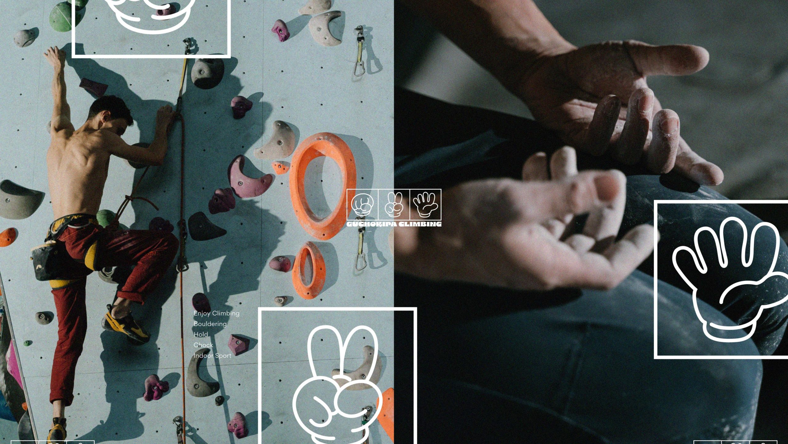 GUCHOKIPA CLIMBING ｜ ロゴマーク | 画像