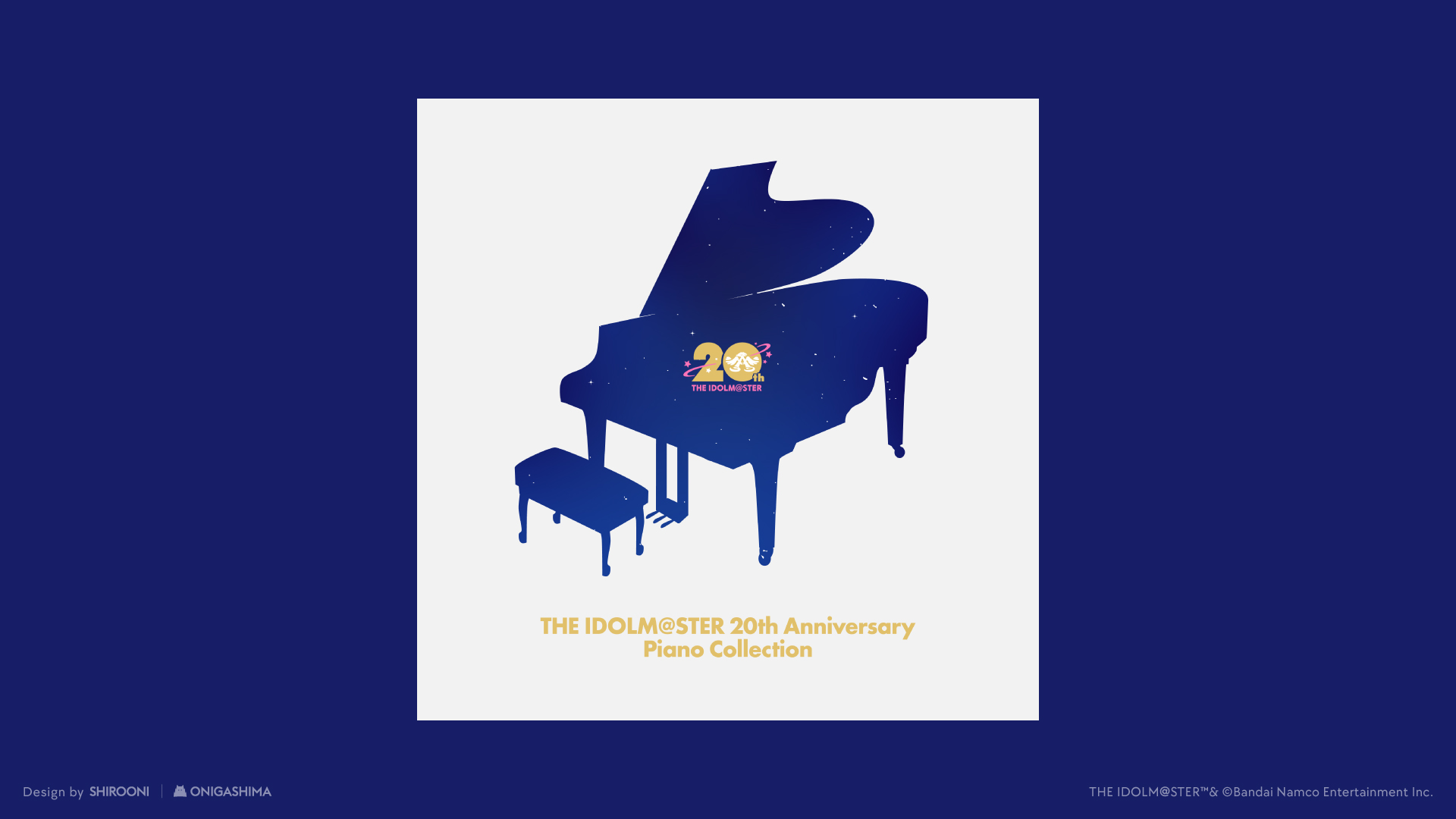 THE IDOLM@STER 20th Anniversary Piano Collection ｜ 配信ジャケット | イメージ画像01